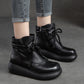 Damen Retro Stiefeletten mit Wärmefutter