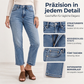 📢🎉50%Rabatt!!!🛍️✨High-Waist Jeans für Damen in Cropped-Geradeausfall