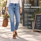 📢🎉50%Rabatt!!!🛍️✨High-Waist Jeans für Damen in Cropped-Geradeausfall