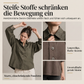 📢🎉50%Rabatt!!!🛍️✨Oversized Jeanshemdjacke mit Waschung, auffälligen goldenen Knöpfen und Laternenärmeln