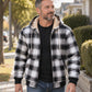📢🎉50%Rabatt!!!🛍️✨Lässige Herren-Thermojacke mit Kapuze
