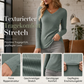 Elegantes Damen-Strickoberteil mit V-Ausschnitt