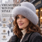 ⏰ Blitzangebot, vielseitig für Herbst & Winter – Damen warme Kunstpelz-Mütze ✨