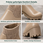 Lässige Stiefel mit niedrigem Absatz für Damen