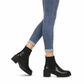 Lässige Stiefel mit niedrigem Absatz für Damen