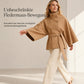 Damen Umhang Trenchcoat Stehkragen Knöpfe Gürteljacke