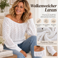 🔥 Nur heute: 50% Rabatt!🔥 Damen schulterfreies kurz geschnittenes Strickpullover