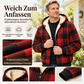 ⏰Countdown läuft! Aktion endet bald!⏰ Warme karierte Herren Winterjacke mit Kapuze