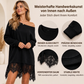 Elegantes mittelanges Sweatshirt für Damen mit Spitzenbesatz