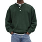 Lässiges Cord-Langarm-Henley-Shirt für Herren