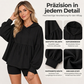 🥳Über 50.000 verkauft!🥳 Damen lockeres, gerafftes Kapuzen-Sweatshirt