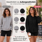 🥳Über 50.000 verkauft!🥳 Damen lockeres, gerafftes Kapuzen-Sweatshirt