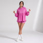 🥳Über 50.000 verkauft!🥳 Damen lockeres, gerafftes Kapuzen-Sweatshirt