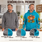 💥50% Rabatt! Nur heute!💥 Hoodie für Herren mit Tasche und schottische Hochlandkuh-Print