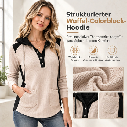 ⏰ Letzte Chance! Jetzt zugreifen!⏰ Damen lässiger Strick-Sweatshirt mit V-Ausschnitt