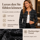 Damen Vintage schmal geschnittene Tweedjacke
