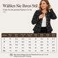 Damen Vintage schmal geschnittene Tweedjacke