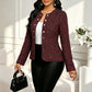 Damen Vintage schmal geschnittene Tweedjacke