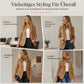 Damen Freizeit Blazer Jacke Offener Front