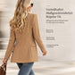 Damen Freizeit Blazer Jacke Offener Front