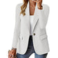Damen Freizeit Blazer Jacke Offener Front