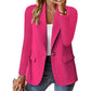 Damen Freizeit Blazer Jacke Offener Front