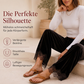 Samthose mit weiter Bein und Spitzenbesatz für Damen