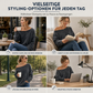 Lockeres Damen-Sweatshirt mit offenen Schultern, Mineralwaschung, übergröß und lässig