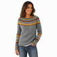 🎄 Nur heute 50%! Vintage Fair-Isle-Strickpullover für Damen – locker sitzend, mit Rundhals & Farbblock-Design ✨