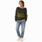 🎄 Nur heute 50%! Vintage Fair-Isle-Strickpullover für Damen – locker sitzend, mit Rundhals & Farbblock-Design ✨