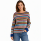 🎄 Nur heute 50%! Vintage Fair-Isle-Strickpullover für Damen – locker sitzend, mit Rundhals & Farbblock-Design ✨