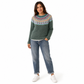 🎄 Nur heute 50%! Vintage Fair-Isle-Strickpullover für Damen – locker sitzend, mit Rundhals & Farbblock-Design ✨