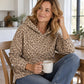 📢🎉50%Rabatt!!!🛍️✨Lässiges Sweatshirt für Damen mit Leopardenmuster