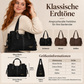 Retro bestumpfte PU-Leder-Handtasche
