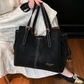 Retro bestumpfte PU-Leder-Handtasche