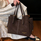 Retro bestumpfte PU-Leder-Handtasche