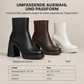 💥 GRATIS VERSAND 📦 Klobige Plateau-Stiefeletten mit dickem Blockabsatz – robust & stylisch 👢
