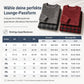 📢Jetzt zuschlagen!📢 Weiches, plüschiges Strick-Loungewear-Pyjama-Set für Herren mit einfarbigem Rundhalsoberteil und Karottenhose
