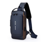 Diebstahlsichere Sling-Tasche mit USB-Ladeanschluss für Herren