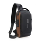 Diebstahlsichere Sling-Tasche mit USB-Ladeanschluss für Herren