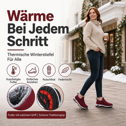 Unisex Winter Warme Schlupf-Schneeschuhe