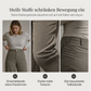 Damen Freizeit-High-Waist-Cordhose mit weitem Bein