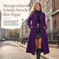 🧥 Langer, doppelreihiger Damen-Mantel mit strukturierter Optik – elegant für Business & Freizeit ✨GRATIS VERSAND📦