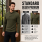 Klassischer Schalkragenpullover für Herren