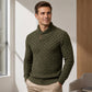 Klassischer Schalkragenpullover für Herren