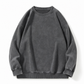 Unisex Vintage Washed Heavyweight Rundhals-Pullover Sweatshirt
