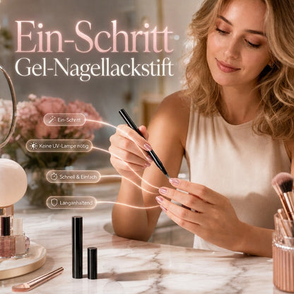 Einfacher Gel-Nagellackstift in den Farben „Solid“ und „Cat Eye“