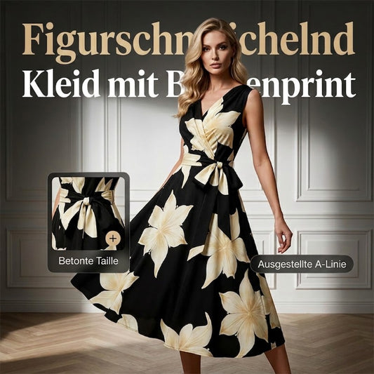 👗 Damen-ärmelloses Kleid mit floralem Print – luftig & bequem für heiße Tage, vielseitig kombinierbar 🌸☀️