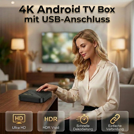 📹 BEFRISTET 50% RABATT! ✨Android-TV-Box mit Bluetooth