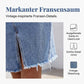 Damen-Jeansrock mit hoher Taille und Schlitz vorne